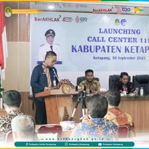 Call Centre 112 Dilaksanakan Dengan Desentralisasi Oleh Pemkab Ketapang