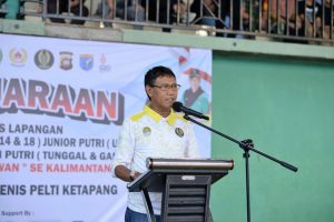 Wakil Bupati Ketapang Membuka Kejuaraan Tenis Lapangan Junior Dan Prestasi se-Kalimantan Tahun 2022