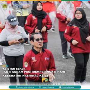 Ratusan ASN Serta Kepala OPD Ikuti Senam Pagi Peringatan Hari Kesehatan Nasional Ke-58