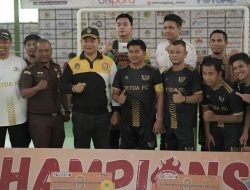 Sekda Ketapang Resmi Tutup Turnamen Futsal Sekda Cup Tahun 2023