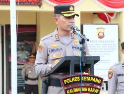 Kapolres Ketapang Pimpin Korps Raport Kenaikan Pangkat