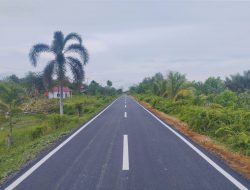 Peningkatan Jalan Teluk Batang – Seponti Jaya Dipuji Pengendara