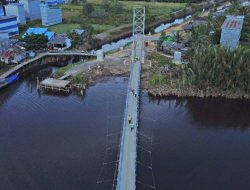 Jembatan Gantung Durian Sebatang Masih Menjadi Kebanggan Warga, Jika Rusak Pasti Diperbaiki