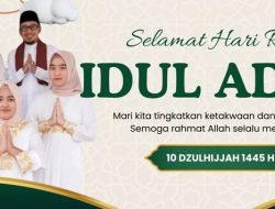 Ucapan Selamat Hari Raya Idul Adha 1445 H Oleh Bupati Tanah Datar Eka Putra Sekeluarga